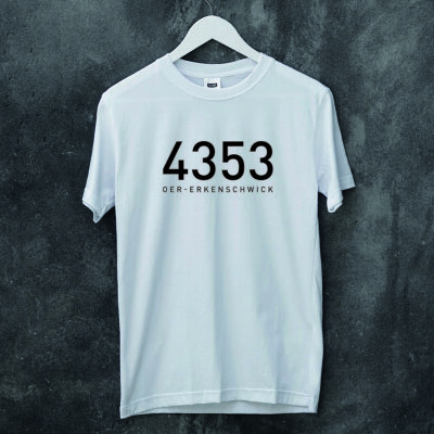 T-Shirt alte PLZ 4353 Oer-Erkenschwick